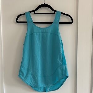 Lululemon Athletica Blue Running Tank Top